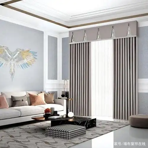 六种客厅窗帘软装搭配方案,养眼大气,看着都高级!