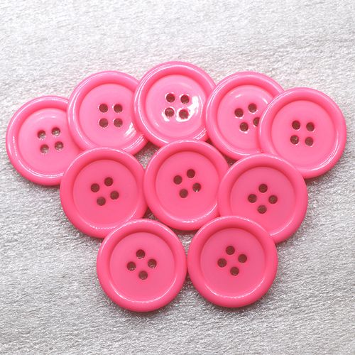 纽扣彩色四眼儿童搭扣百搭高档手缝圆形装饰纽扣