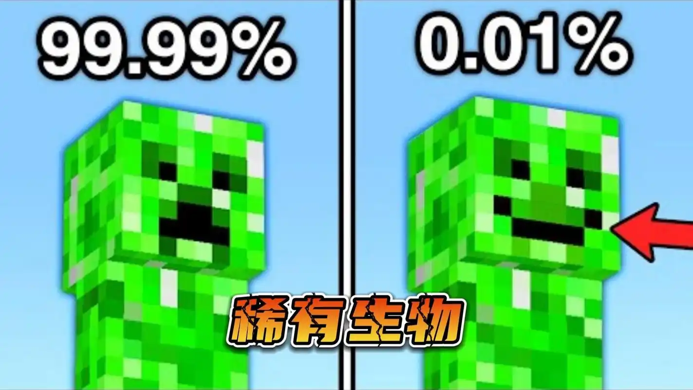 我的世界超稀有生物生物!!你们遇到过吗? 我的世界超稀有生物生物!!你