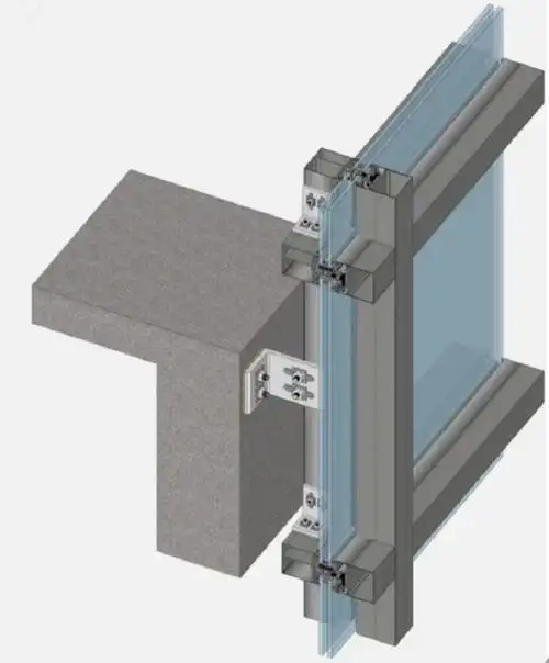 精致钢明框玻璃幕墙龙骨施工技术要领上海轩源建筑