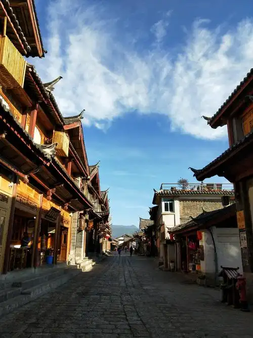 丽江古城一角