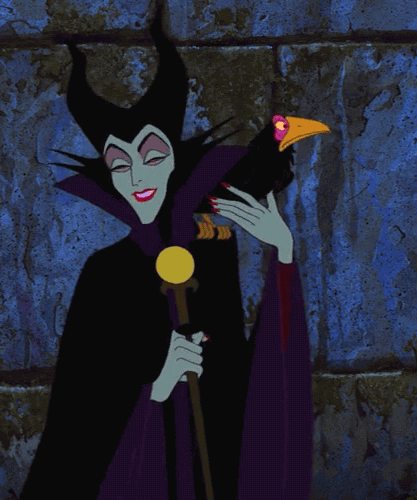 动漫gif巫婆gif乌鸦gif