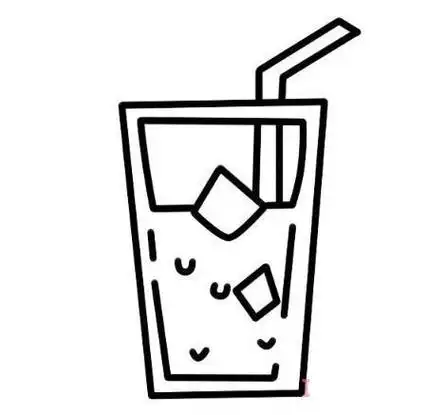 大全可爱饮料简笔画素材七喜芬达冰红茶可乐手绘的饮料杯饮料Ⅰ简笔画