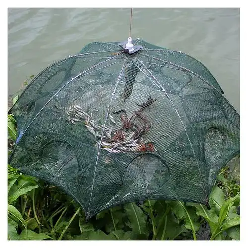 神斧地笼鱼网虾笼虾笼渔网捕鱼笼龙虾网地笼折叠全自动笼龙虾笼