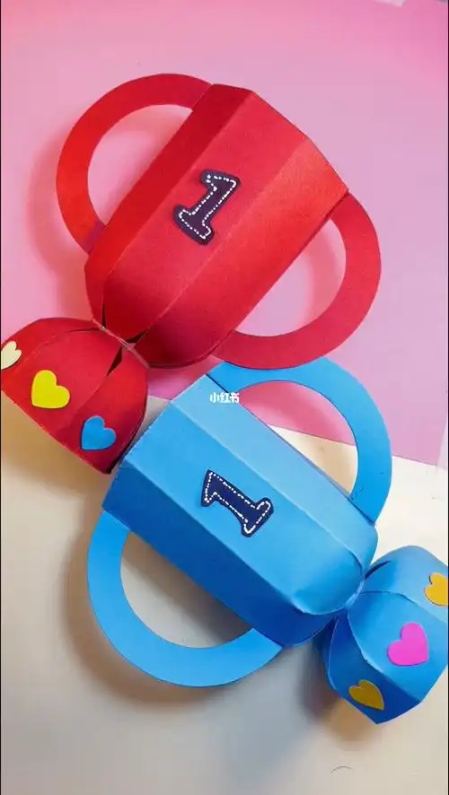 起动手做个奖杯送给爸爸,祝他节日快乐,半张卡纸很简单哦#幼儿园手工