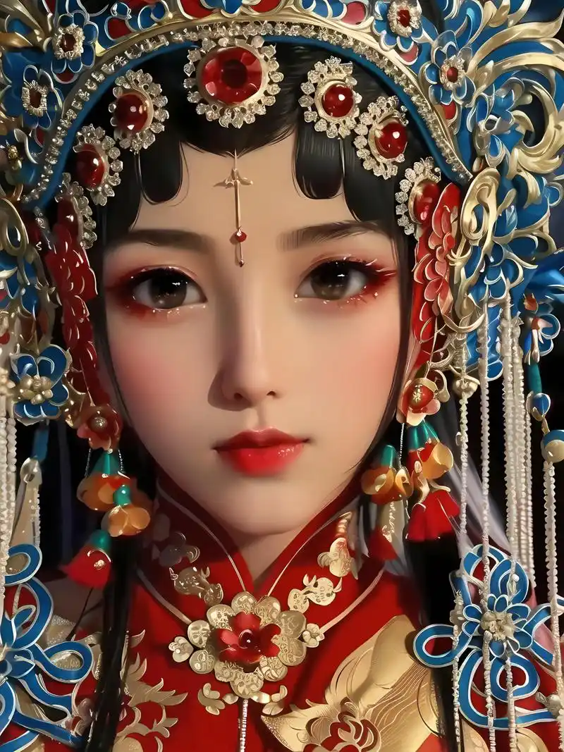 虞姬霸王别姬头像,太美了! 1,兵家胜负,乃是常情.