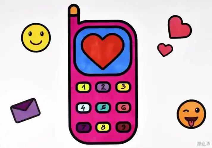 手机的简笔画2022最新手机简笔画简单又漂亮