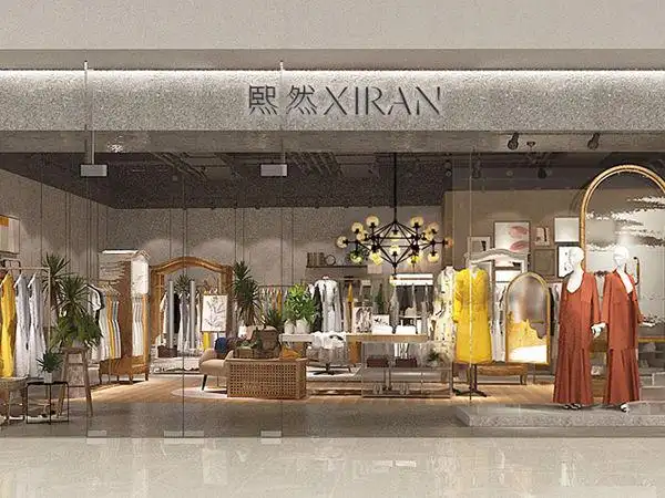 熙然品牌店面形象设计_熙然女装专卖店橱窗陈列展示【实图】 -中服网