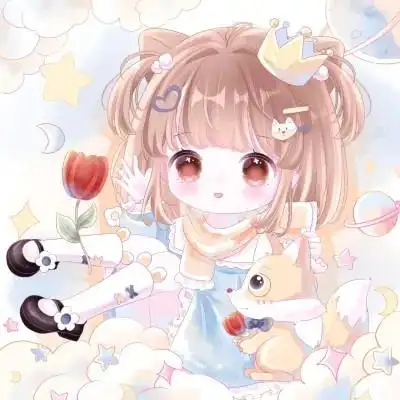 可爱萌q版女生专属卡通头像
