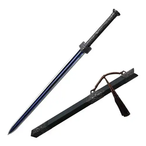 龙泉市余氏剑宝剑中长剑八面汉剑刀剑冷兵器古剑唐防身刀具未开刃