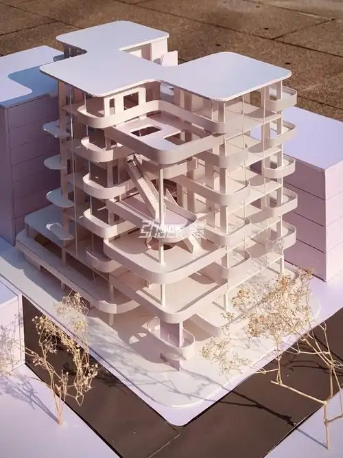 whu建筑学大二宿舍设计作业·实体模型制作_建筑设计_建筑_love story