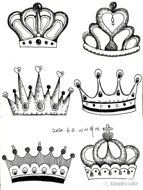 简笔画素材|黑白线条这样玩,会不会太美了!