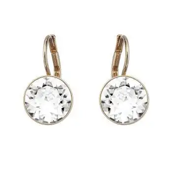 【新款】专柜联保 施华洛世奇swarovski水晶 耳环 完美闪亮 玫瑰金