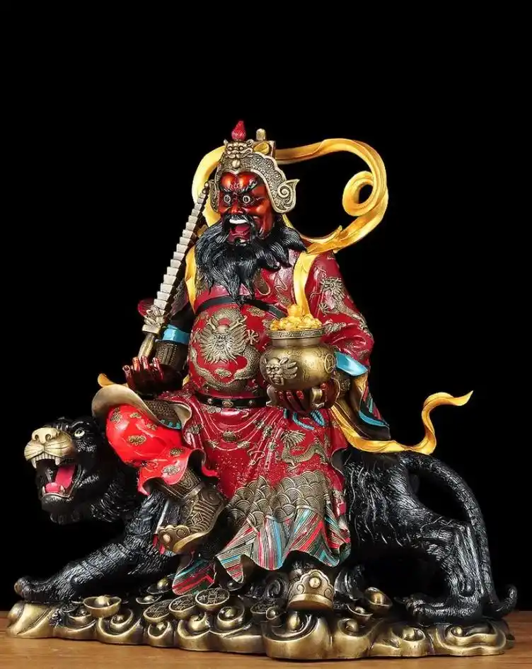 赵公明又称黑虎玄坛赵元帅,赵玄坛等,是道教护法四帅之一