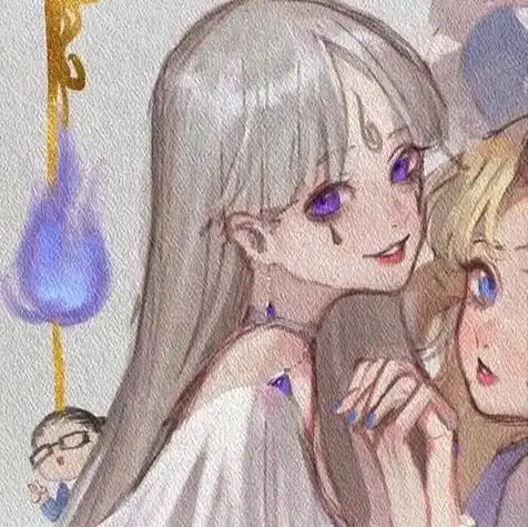 闺蜜头像仙气满满的动漫闺头