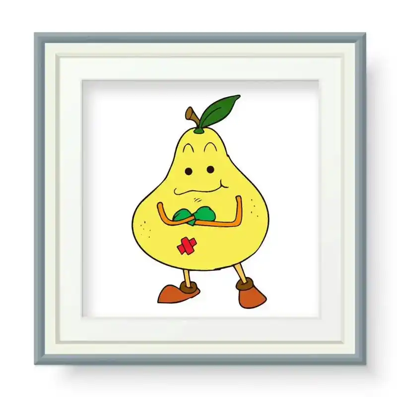 抖音图文扶持计划 #创意美术 #水果蔬菜创意画 #一起学画 - 抖音