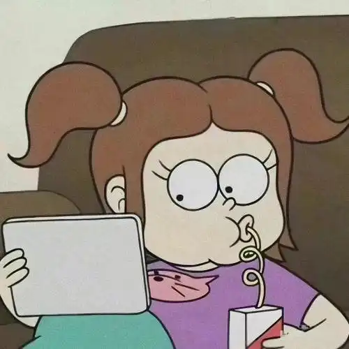 搞笑头像女生逗比卡通