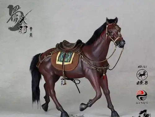 像赤兔马这样的千里马一定是纯种马,全身上下都是赤色,没有一根杂毛