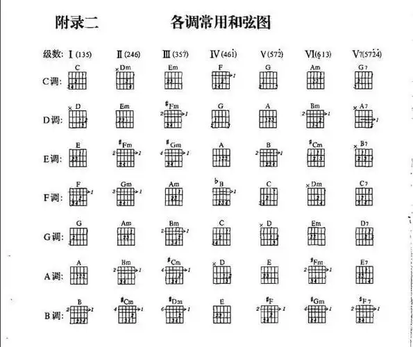 这些数字其实就是和弦的相对 级数,我们先来看一张图