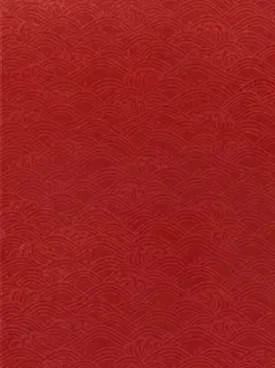 中国传统复古国庆节日红色极简祥云纹理背景