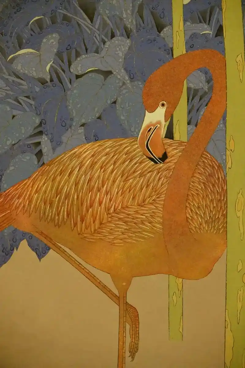 十一届全国工笔画展中国美术馆作品局部 - 抖音