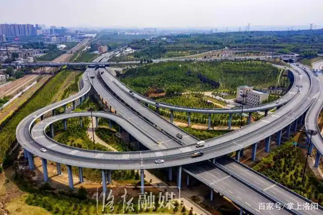 高清图集!洛阳市区这么多立交桥,畅通无阻,太方便!