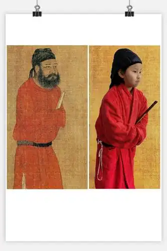 通过欣赏《韩熙载夜宴图》,孩子们了解了画中人物的故事及历史背景