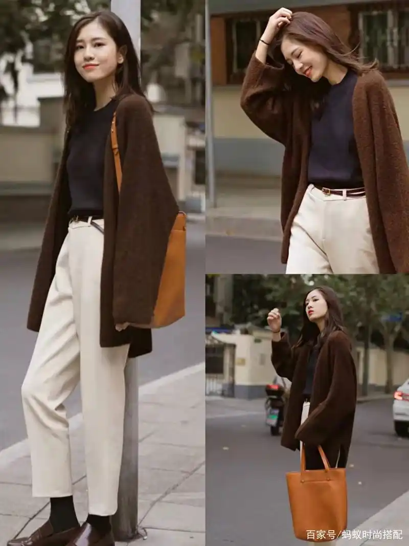 女生秋冬要穿"暖"!棕色系穿搭文艺优雅,照着这样穿氛围感拉满