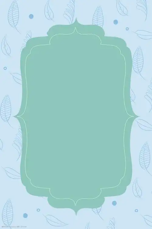 简约 大气 叶子纹理 叶子 手绘叶子 叶子底纹 纹理 小清新 蓝色背景