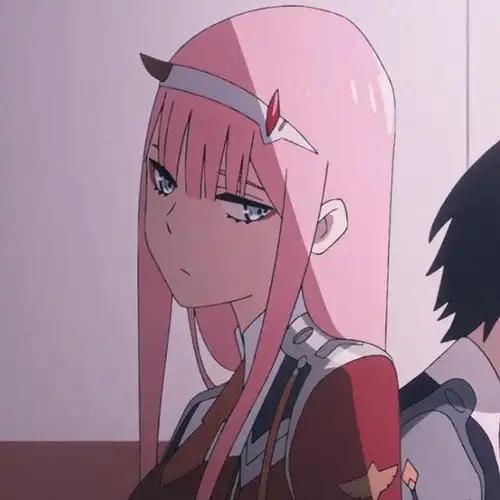 《darling国家队》02,zero two,动漫头像自剪分享,愿与你比翼