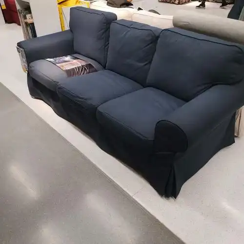 ikea宜家ektorp爱克托三人沙发贵妃北欧简约现代布艺沙发