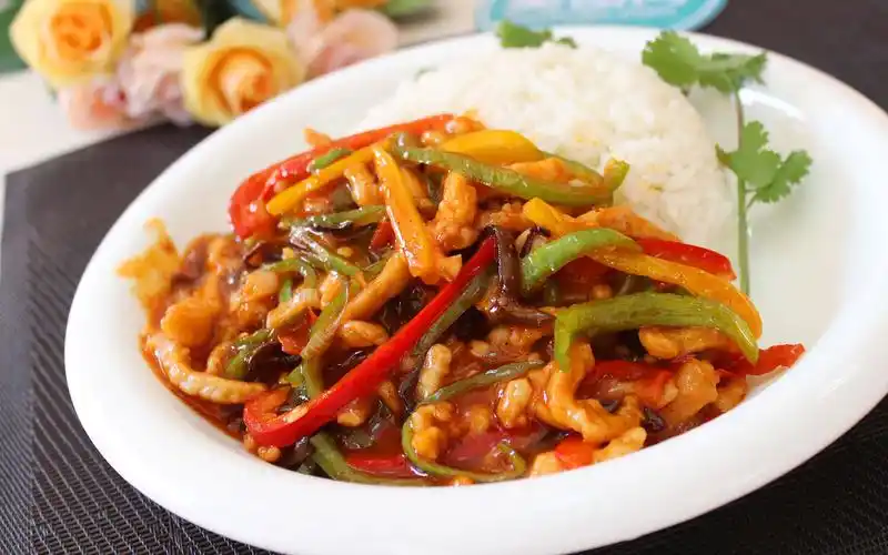 川菜鱼香肉丝高清桌面壁纸