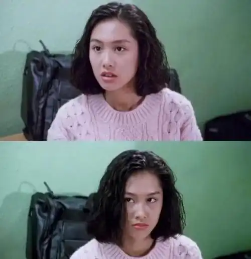 半扎或随意散下的蓬松卷发,灵巧羞涩的双眸顾盼生辉,当时谁没有为