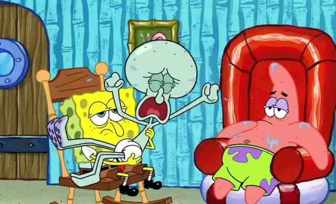 章鱼哥变巨头婴当众人拉裤子海绵宝宝为照顾他宁愿不当厨子