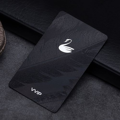 vip会员卡定制高端pvc浮雕黑卡制作磨砂金卡订制磁条芯片充值管理