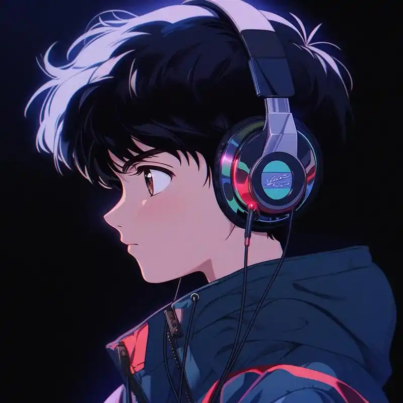 旧漫头像音乐少年-ai绘画.分享一下你最近最喜欢的一首歌#旧 - 抖音