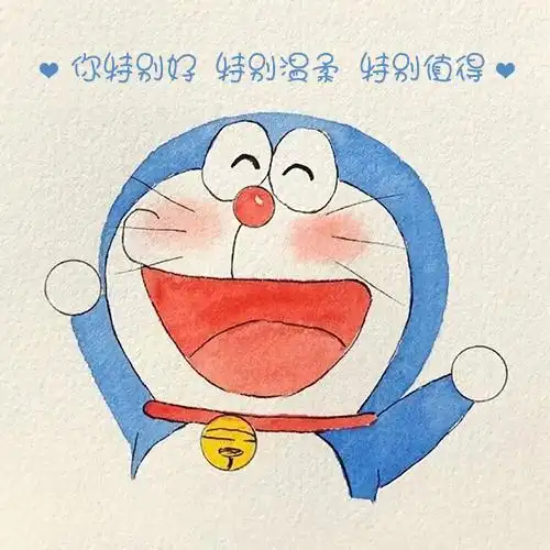 蓝胖子哆啦a梦可爱头像