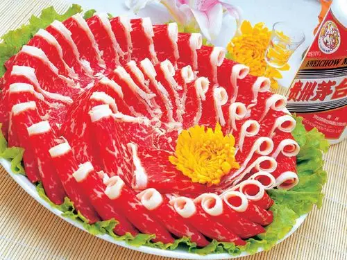 不一定见过和吃过的火锅羊肉牛肉摆盘集锦吃货们猛戳查看