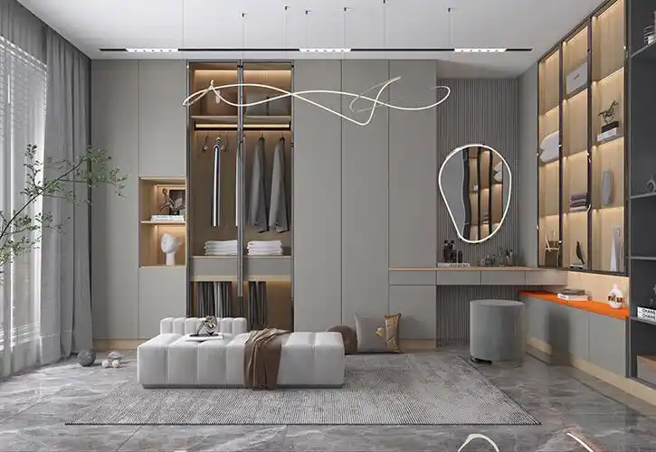 现代轻奢衣帽间