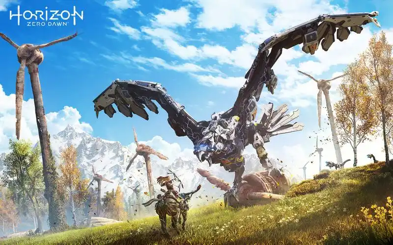 【地平线:零之曙光】利用地形欺负机器——风暴鸟(一)_哔哩哔哩bili