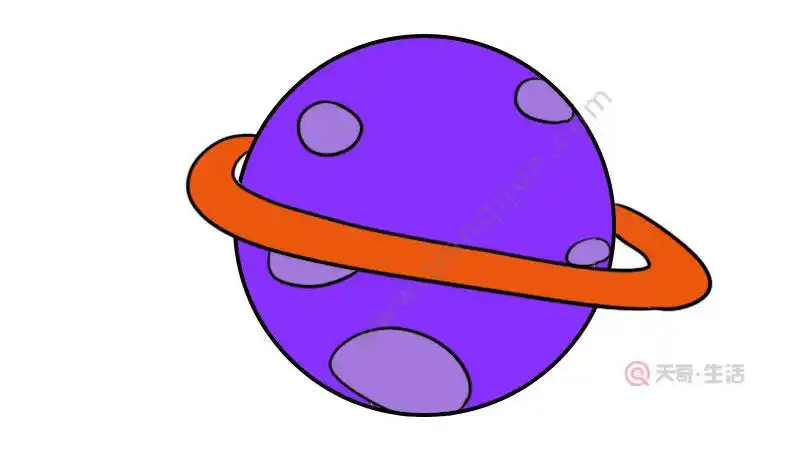 星球的简笔画怎么画 星球的简笔画画法