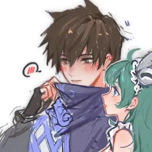 王者情侣头像一男一女情头q版,爆好看的王者荣耀男女头像,情侣头像