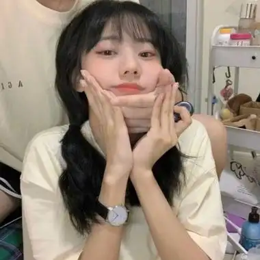 可爱女生情侣cp头像真人高清好看的青涩头像cp一左一右真人图片