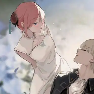 可爱情侣动漫头像一左一右唯美高清情侣微信真人头像大全