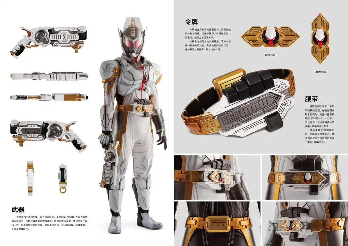 幻装斗神白无常公开,皮套质感是真的不错,复眼中还暗藏细节!