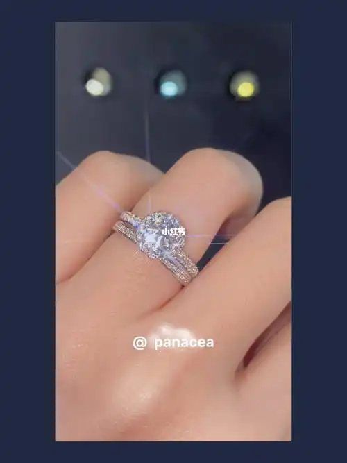 婚戒50克拉钻戒叠戴美出天际