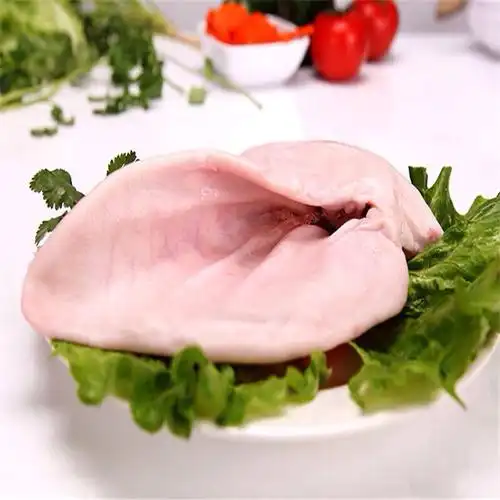 新鲜冷冻生鲜猪耳朵猪耳片一份1斤凉拌卤菜食材