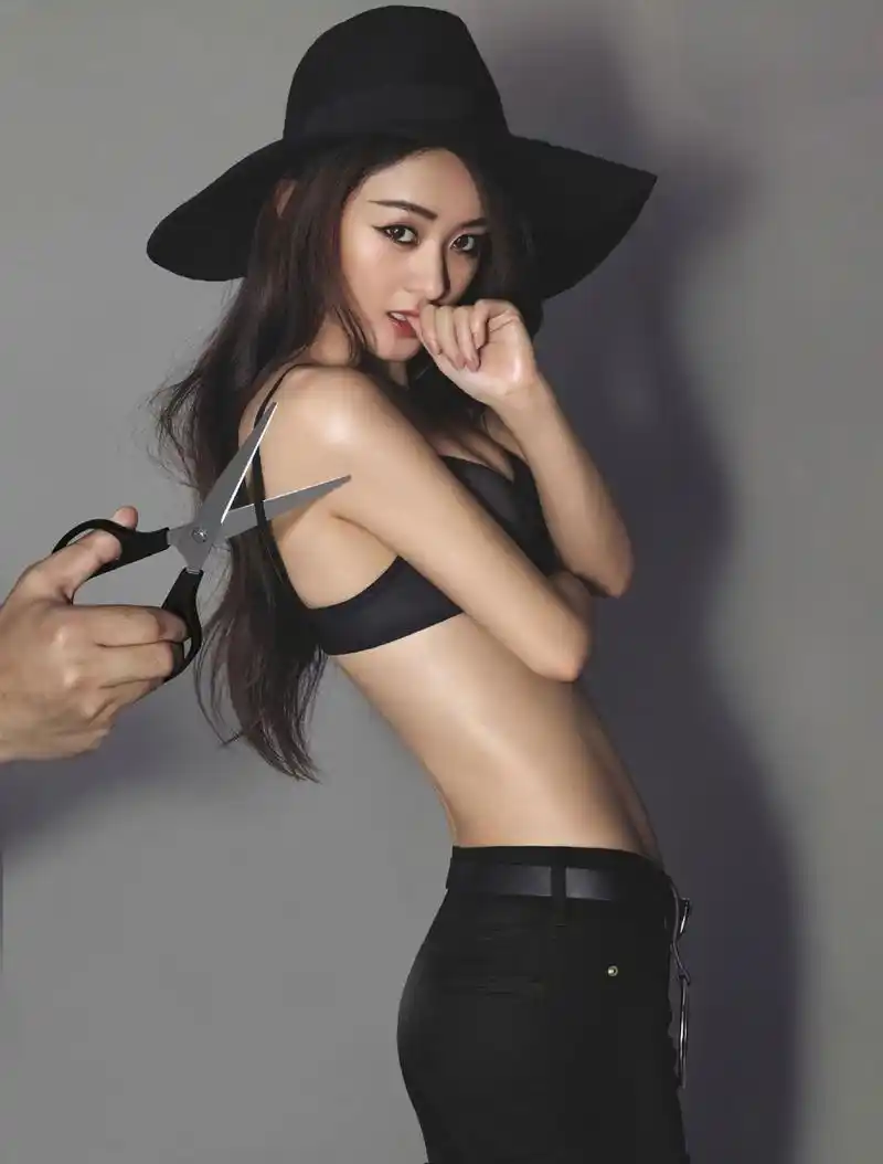 赵丽颖男人装系列,不一样的视角