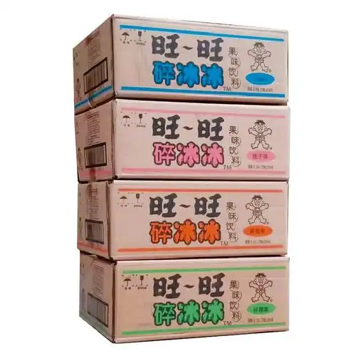 果味碎冰旺旺冰冰吸吸整箱78ml80支碎碎饮料果味