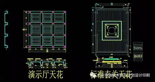 常用吊顶cad参考案例